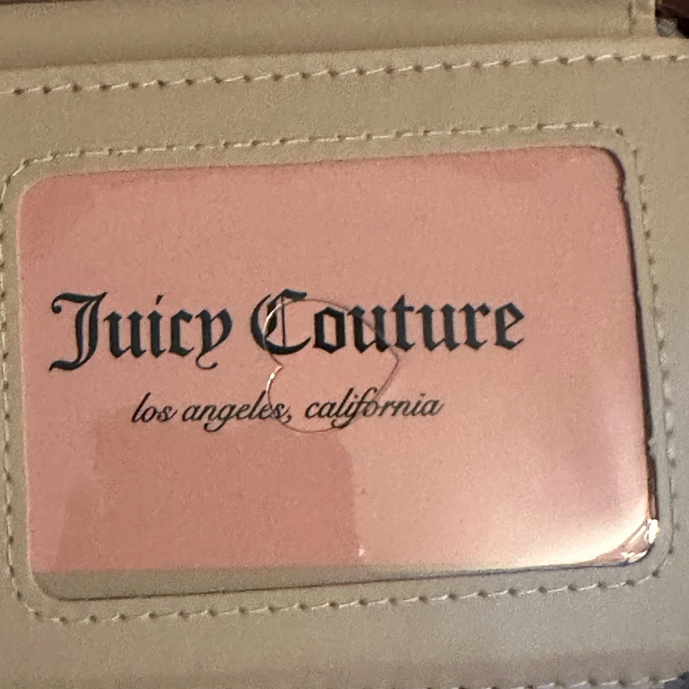 NWT Juicy Couture Liquorice dusty blush Multicompartment Bifold Wallet - Picture 4 of 12